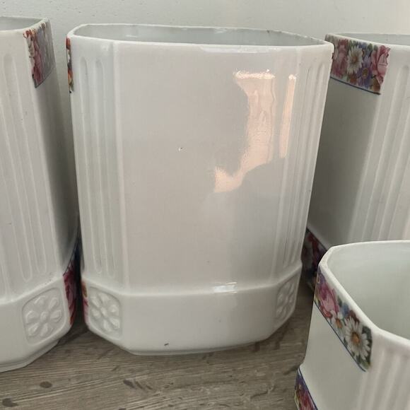 Vintage MZ Altrohlau Czechoslovakia CMR coffe Tea Canister set kerag Carlsbad - Picture 9 of 16